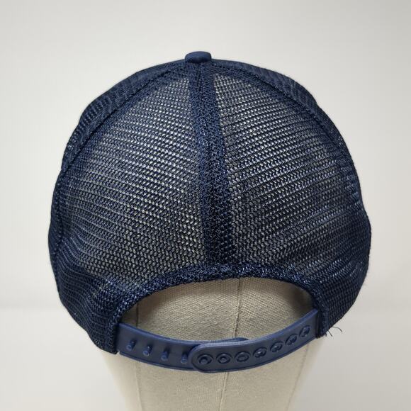 Idaho Steelhead & Salmon Unlimited Snapback Trucker Hat Blue L Mesh Back Topac - Picture 6 of 9